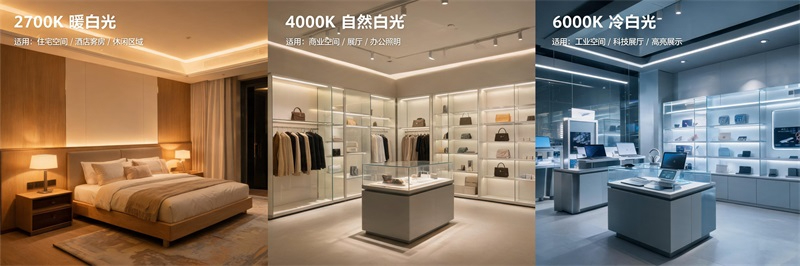 jimeng-2026-08-05-1310-图片主题 高显色 COB 灯带色温选择应用场景展示图——2700K暖白、4000....JPG jimeng-2026-08-05-1310-图片主题 高显色 COB 灯带色温选择应用场景展示图——2700K暖白、4000....JPG